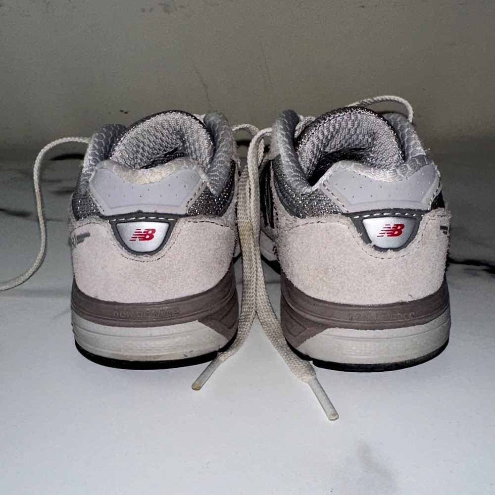 Pre-owned New Balance Kids' Black and Gray 999v4 Sneakers - Picture 8 of 14